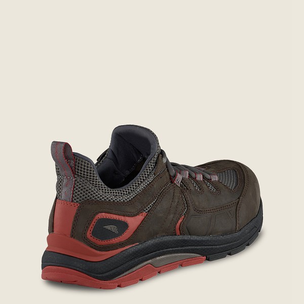 Red Wing Mens Cooltech™ Athletics - Safety Toe - Work Shoes Dark Brown - 9587CFDXU